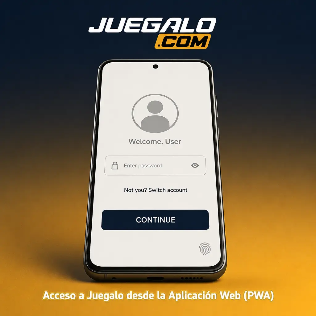 Icono de Juegalo instalado en la pantalla de inicio de un celular