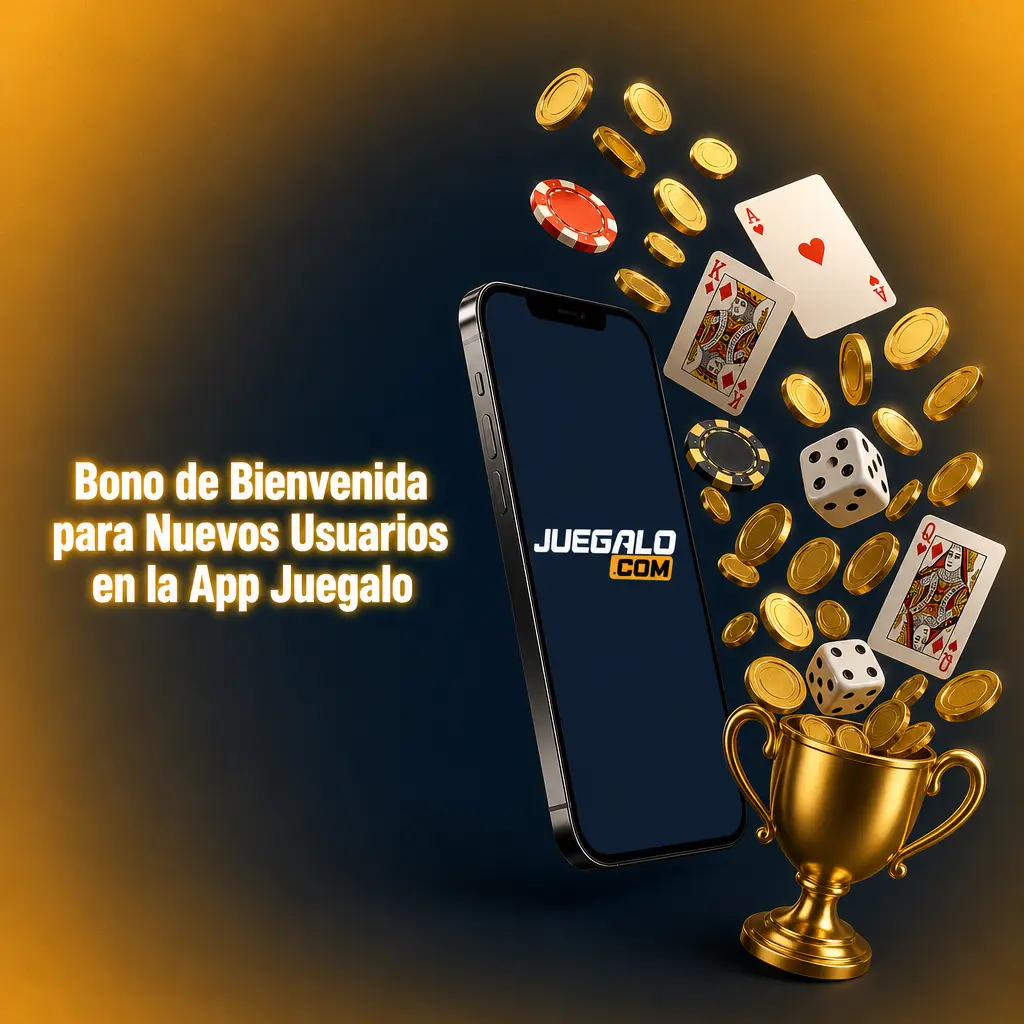Bono de bienvenida para nuevos usuarios en la app Juegalo