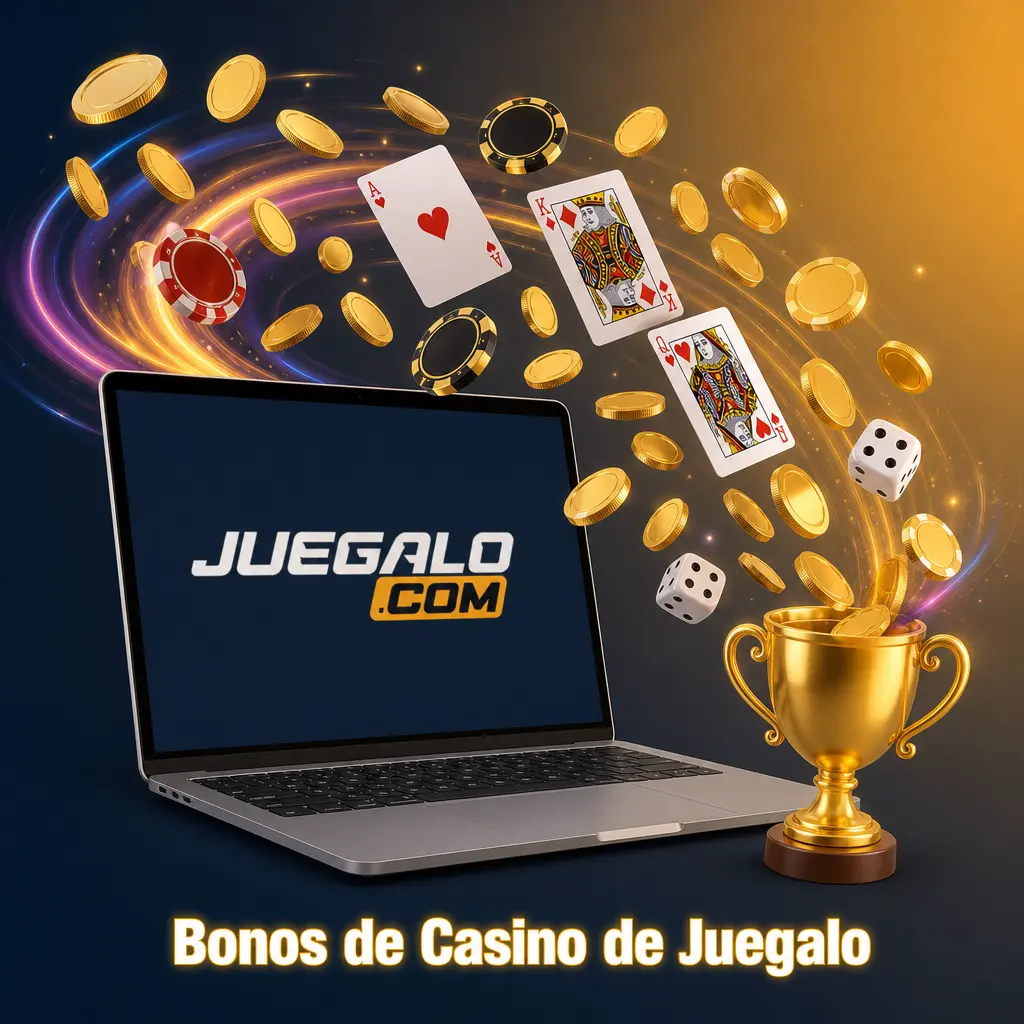 Catálogo de casino de Juegalo con tragamonedas, ruleta y blackjack