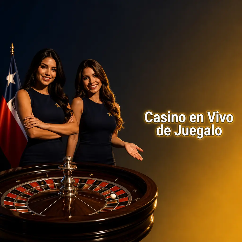 Mesa de casino en vivo de Juegalo con crupier profesional