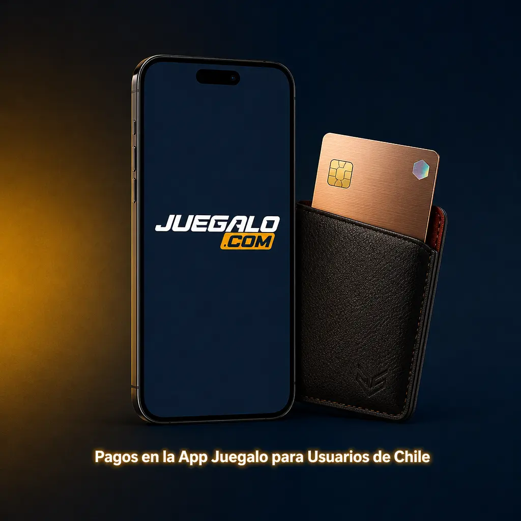 Métodos de pago disponibles en la app Juegalo en Chile